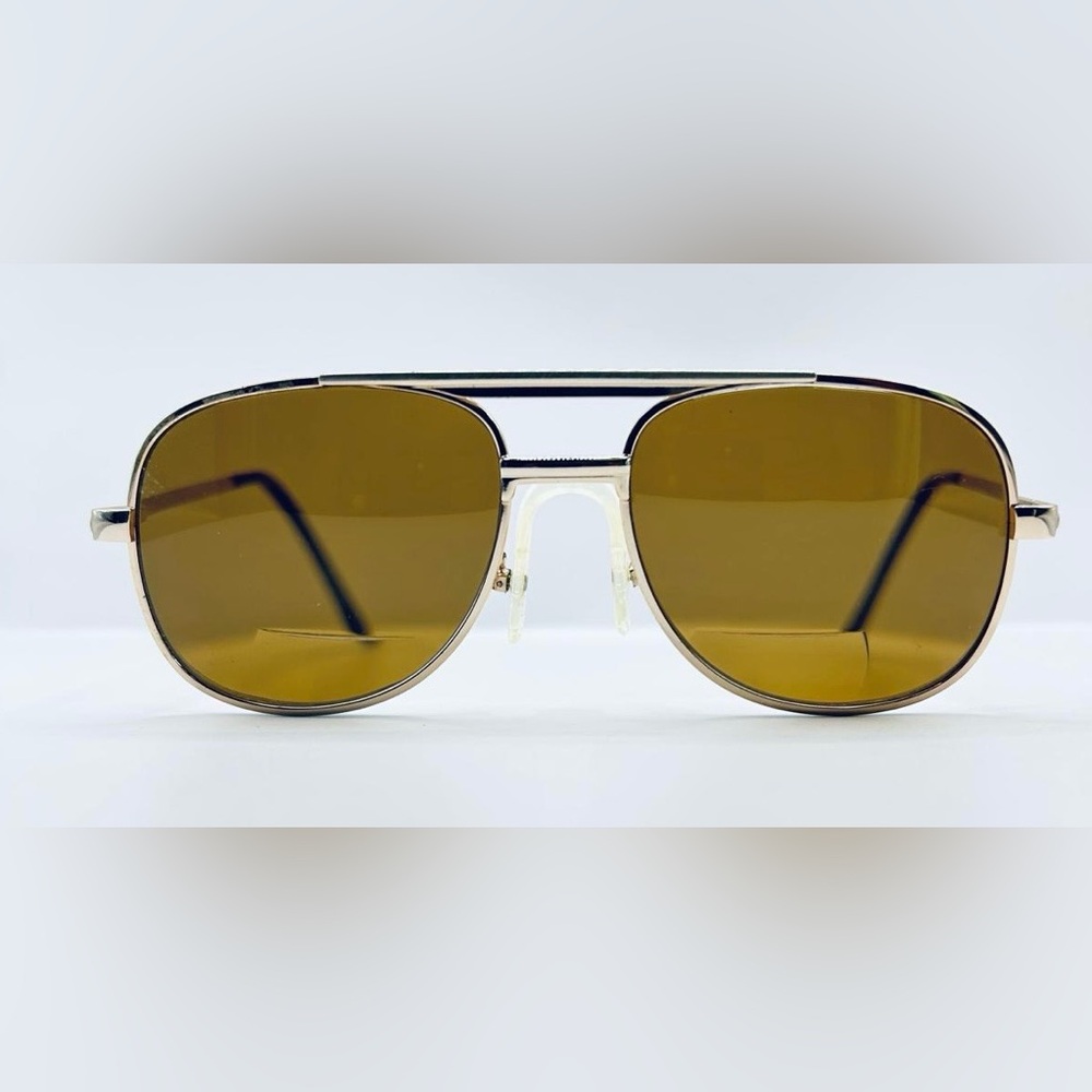 Vintage MM 5022 Gold Pilot Sunglasses Frames Only - Picture 3 of 8